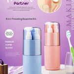 6-in-1 Travel Kit - Compact, Leak-Proof Organizer