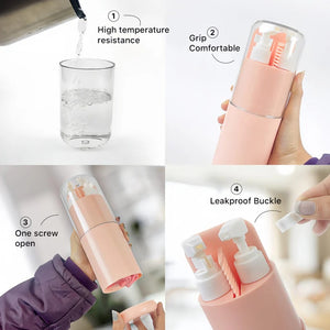 6-in-1 Travel Kit - Compact, Leak-Proof Organizer